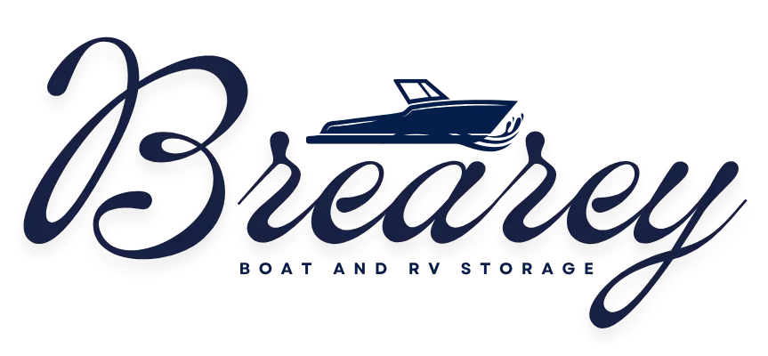 Breary Boat and RV Storage logo with a boat icon